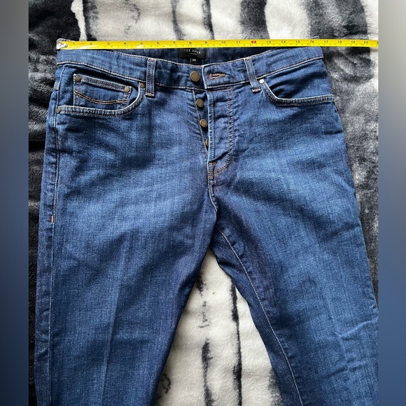 Ted Baker Blue Button Up Jeans - Picture 6 of 6